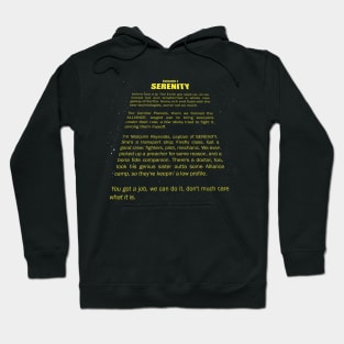 Serenity Opening Crawl Hoodie